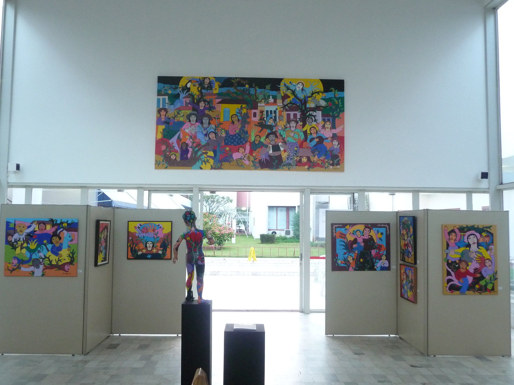 Brazilian Naif Art - Exhibition at my Work - Galerie Flickr de Carla Arena